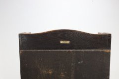 Liberty & Co., English Arts & Crafts Oak Bookcase, with Shaped Upper Details - Thumbnail 16