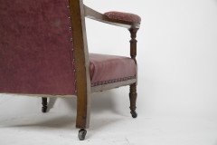 Henry William Batley, attributed. Jas. Shoolbred. An Aesthetic Movement Oak Armchair - Thumbnail 14