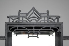 Heal's Attributed, Anglo-Japanese Ebonised Side Cabinet with Japanese Fretwork - Thumbnail 10