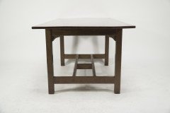 Gordon Russell. A Rare Super Quality Arts & Crafts Cotswold School Oak Dining Table - Thumbnail 4