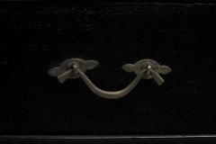 Heal's Attributed, Anglo-Japanese Ebonised Side Cabinet with Japanese Fretwork - Thumbnail 14