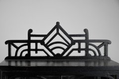 Heal's Attributed, Anglo-Japanese Ebonised Side Cabinet with Japanese Fretwork - Thumbnail 15