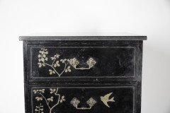 Daniel Cottier Rare & Early Anglo-Japanese Ebonised Tall Chest of Drawers - Thumbnail 7