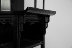 Heal's Attributed, Anglo-Japanese Ebonised Side Cabinet with Japanese Fretwork - Thumbnail 17