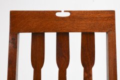 Two Glasgow-Style Arts & Crafts Oak Armchairs & Single Matching Dining Chair - Thumbnail 44