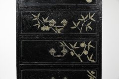 Daniel Cottier a Rare & Early Anglo-Japanese Ebonised Tall Chest of Drawers - Thumbnail 9