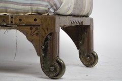 Leonard William Collmann, Exhibition Quality Gothic Revival Oak Chaise Lounge - Thumbnail 9