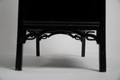 Heal's Attributed, Anglo-Japanese Ebonised Side Cabinet with Japanese Fretwork - Thumbnail 21