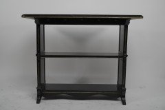 Dr. C. Dresser, Style Of, Aesthetic Movement Carved, Gilded & Ebonized Side Table - Thumbnail 2