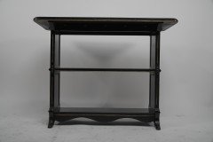 Dr. C. Dresser, Style Of, Aesthetic Movement Carved, Gilded & Ebonized Side Table - Thumbnail 3