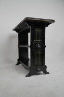 Dr. C. Dresser, Style Of, Aesthetic Movement Carved, Gilded & Ebonized Side Table - Thumbnail 5