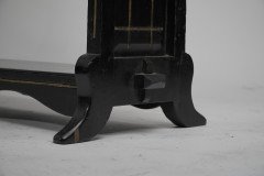 Dr. C. Dresser, Style Of, Aesthetic Movement Carved, Gilded & Ebonized Side Table - Thumbnail 10