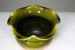 Bretby. A Large English Arts & Crafts Planter with Green Fading to Yellow Body - Thumbnail 7