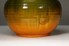 Bretby. A Large English Arts & Crafts Planter with Green Fading to Yellow Body - Thumbnail 12
