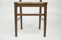 Liberty & Co., Style of C. F. A. Voysey. A Pair of Oak Rush Seat Ladderback Armchairs - Thumbnail 36