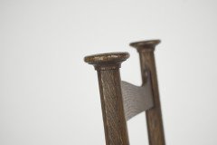 Liberty & Co., Style of C. F. A. Voysey. A Pair of Oak Rush Seat Ladderback Armchairs - Thumbnail 38