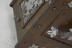 Dr. C. Dresser, attributed. Aesthetic Movement Walnut Coal Scuttle with Stylized Mounts - Thumbnail 18