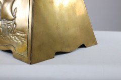 Margaret Gilmour Attributed, Arts & Crafts Brass Planter Depicting a Galleon - Thumbnail 11