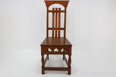 Shapland & Petter. An Arts & Crafts Oak Chair In the style of M. H. Baillie Scott - Thumbnail 8