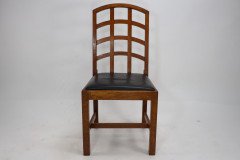 Ambrose Heal for Heal's. Arts & Crafts Oak Lattice Back Desk Chair - Thumbnail 2