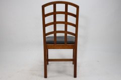 Ambrose Heal for Heal's. An Arts and Crafts Oak Lattice Back Desk Chair - Thumbnail 9