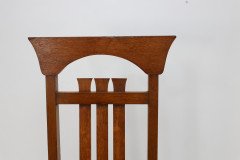 Shapland & Petter. Arts & Crafts Oak Chair In the style of M. H. Baillie Scott - Thumbnail 18