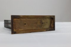 Glasgow School Patinated Brass Clock with Mother-of-Pearl Inlay c.1900 - Thumbnail 14
