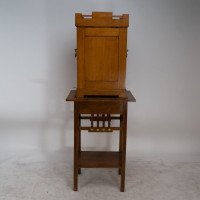 WMF. A Stunning Rare Cutlery Service for 12 Persons in Original Stylised Secessionist Oak Cabinet - Thumbnail 4