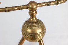 Christopher Dresser for Benham & Froud, Aesthetic Movement Brass Fire Dogs - Thumbnail 11