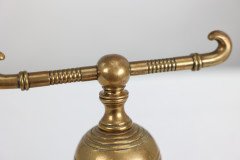 Christopher Dresser for Benham & Froud, Aesthetic Movement Brass Fire Dogs - Thumbnail 12