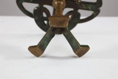 Margaret Gilmour, attributed. A Good Glasgow School Brass Trivet with Celtic Details - Thumbnail 8