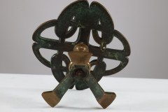 Margaret Gilmour Attributed, a Good Glasgow School Brass Trivet with Celtic Details - Thumbnail 9