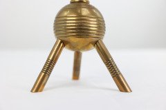 Christopher Dresser for Benham & Froud, Aesthetic Movement Brass Fire Dogs - Thumbnail 16
