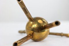 Christopher Dresser for Benham & Froud, Aesthetic Movement Brass Fire Dogs - Thumbnail 18