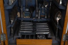 WMF. A Stunning Rare Cutlery Service for 12 Persons in Original Stylised Secessionist Oak Cabinet - Thumbnail 16