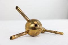Christopher Dresser for Benham & Froud, Aesthetic Movement Brass Fire Dogs - Thumbnail 19