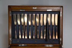 WMF. A Stunning Rare Cutlery Service for 12 Persons in Original Stylised Secessionist Oak Cabinet - Thumbnail 21