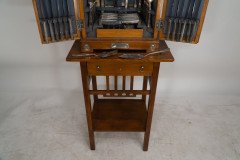 WMF. A Stunning Rare Cutlery Service for 12 Persons in Original Stylised Secessionist Oak Cabinet - Thumbnail 24