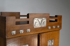 WMF. A Stunning Rare Cutlery Service for 12 Persons in Original Stylised Secessionist Oak Cabinet - Thumbnail 27
