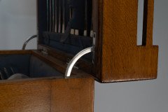 WMF. A Stunning Rare Cutlery Service for 12 Persons in Original Stylised Secessionist Oak Cabinet - Thumbnail 30