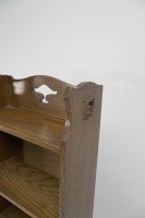 Liberty & Co., a Slim Arts & Crafts Oak Bookcase with Stylized Floral Cut-outs - Thumbnail 4