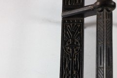 Dr. C. Dresser for Kenrick & Sons, Pair of Aesthetic Movement Cast Iron Handles - Thumbnail 5