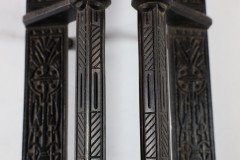 Dr. C. Dresser for Kenrick & Sons, Pair of Aesthetic Movement Cast Iron Handles - Thumbnail 6