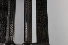 Dr. C. Dresser for Kenrick & Sons, Pair of Aesthetic Movement Cast Iron Handles - Thumbnail 8