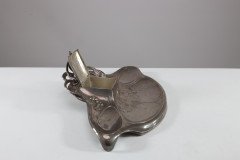 WMF. Secessionist Art Nouveau Pewter Inkstand of Rectangular Organic Flowing Form - Thumbnail 3