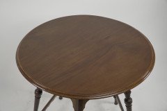 Collinson & Lock, Style of. E. W. Godwin Pair of Aesthetic Movement Circular Tables - Thumbnail 5
