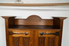 Shapland & Petter. A quality Glasgow style Arts & Crafts Oak Hall cupboard - Thumbnail 22