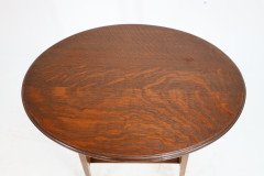 Liberty & Co., an Arts Crafts Oak Oval Top Side Table - Thumbnail 11