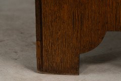 Shapland & Petter. A quality Glasgow style Arts & Crafts Oak Hall cupboard - Thumbnail 26