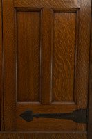 Shapland & Petter. A quality Glasgow style Arts & Crafts Oak Hall cupboard - Thumbnail 28